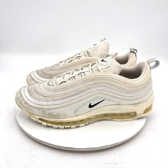 Nike Air Max 97 Reflective Logo Men Size 11.5 AR4259-100 Cream Training Shoes - Picture 1 of 10